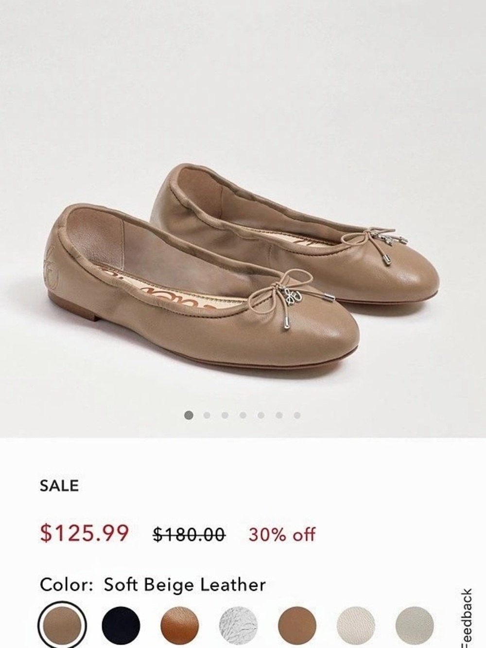 Sam Edelman Felicia Ballet Flat Brown